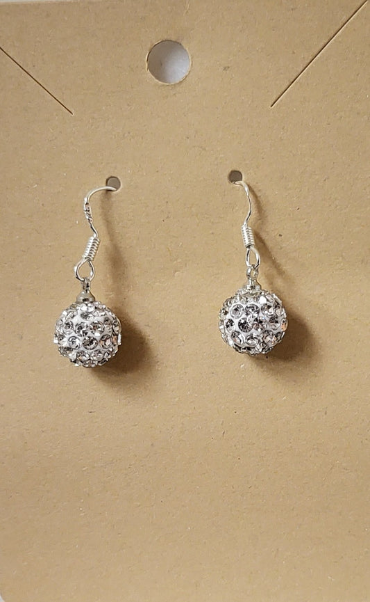 French Hook Disco Ball Earrings