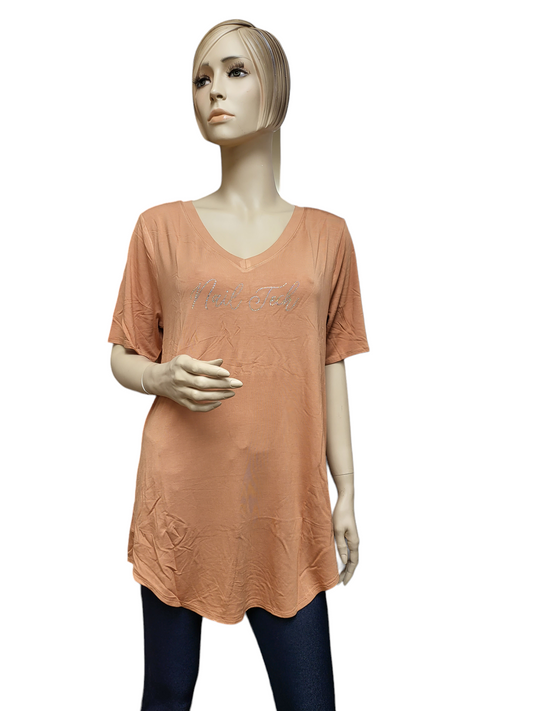 Nail Tech Camel Color Tunic