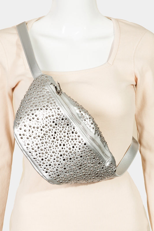 Studded Fanny Pack/ Sling Bag