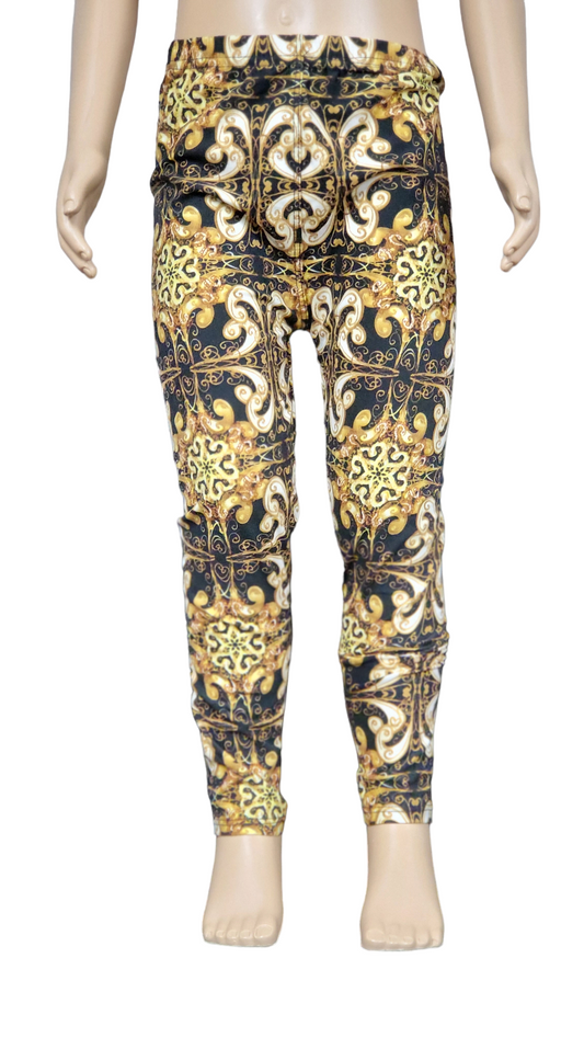 Girls Leggings "Gold Print"