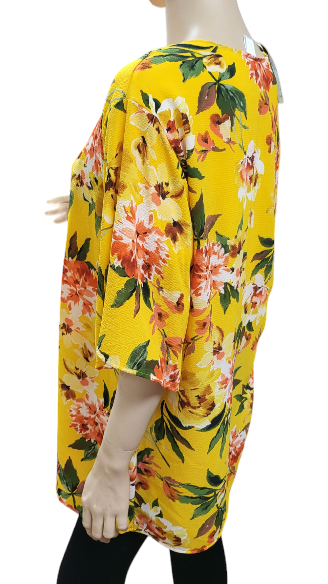 Yellow Floral Kimono