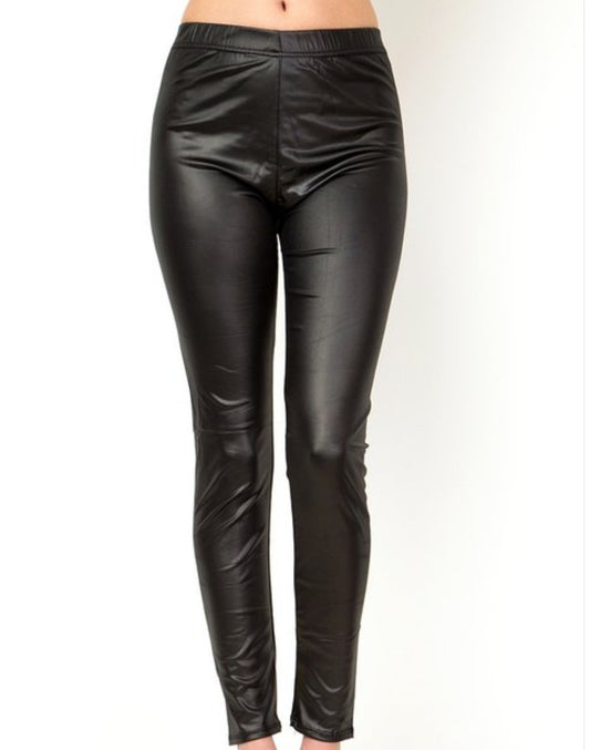 Faux Leather Look Leggings