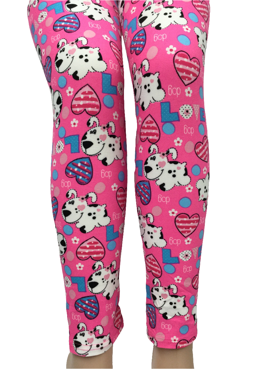 "Dog Gone Love" Printed Leggings