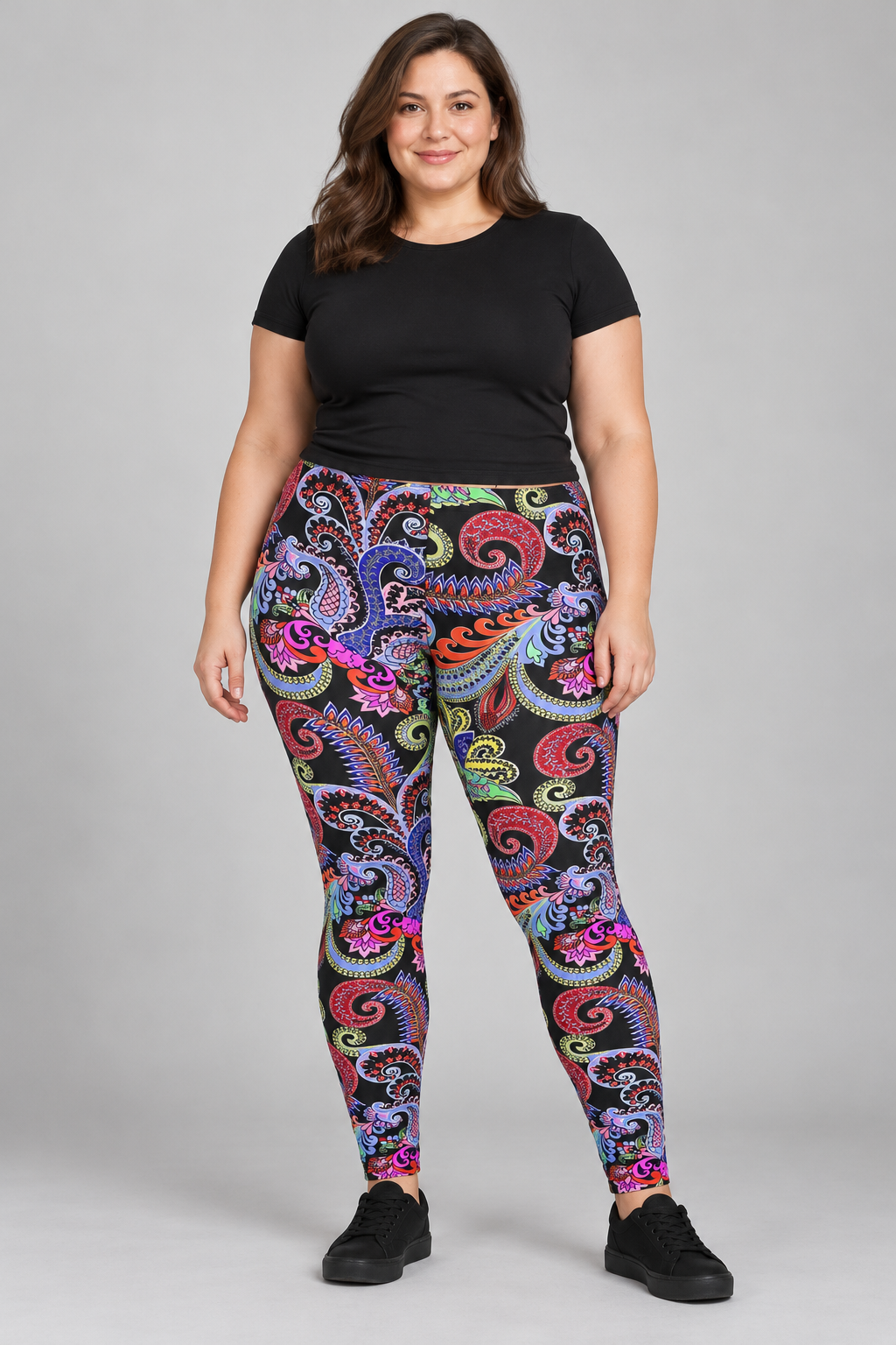 Printed Leggings " Turn Up the Color"
