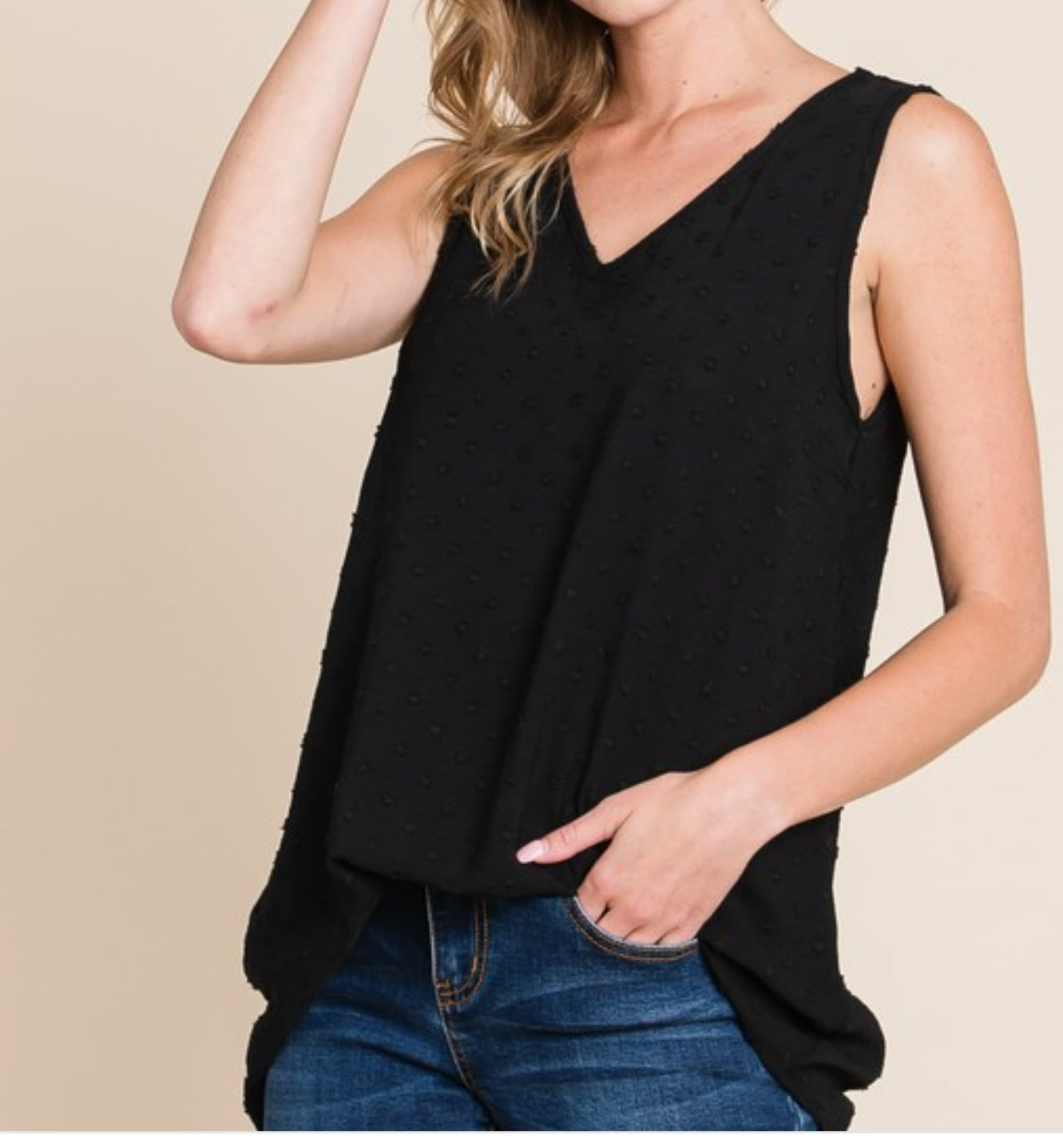 Swiss Dot Tank Top