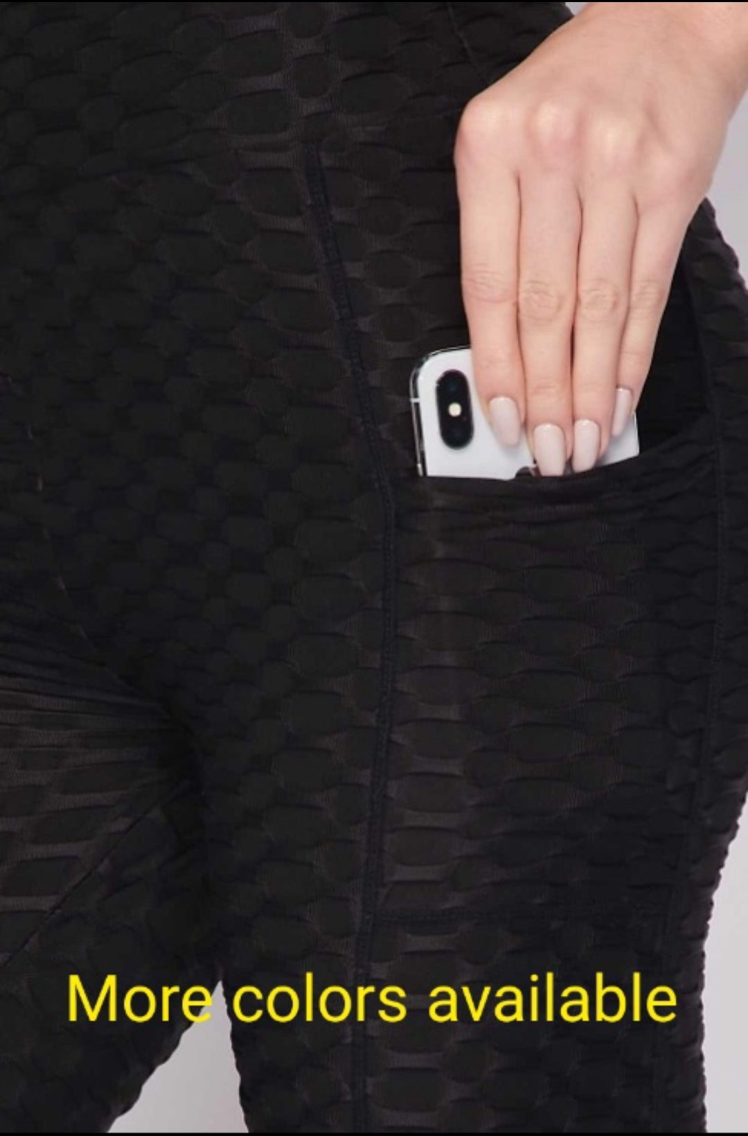 Plus Honeycomb Leggings w/ Pockets