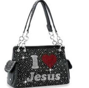 I Love Jesus Shoulder Handbag