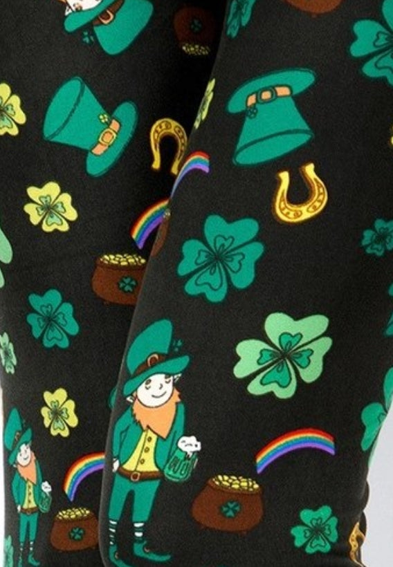 Plus Leggings"Leprechaun"
