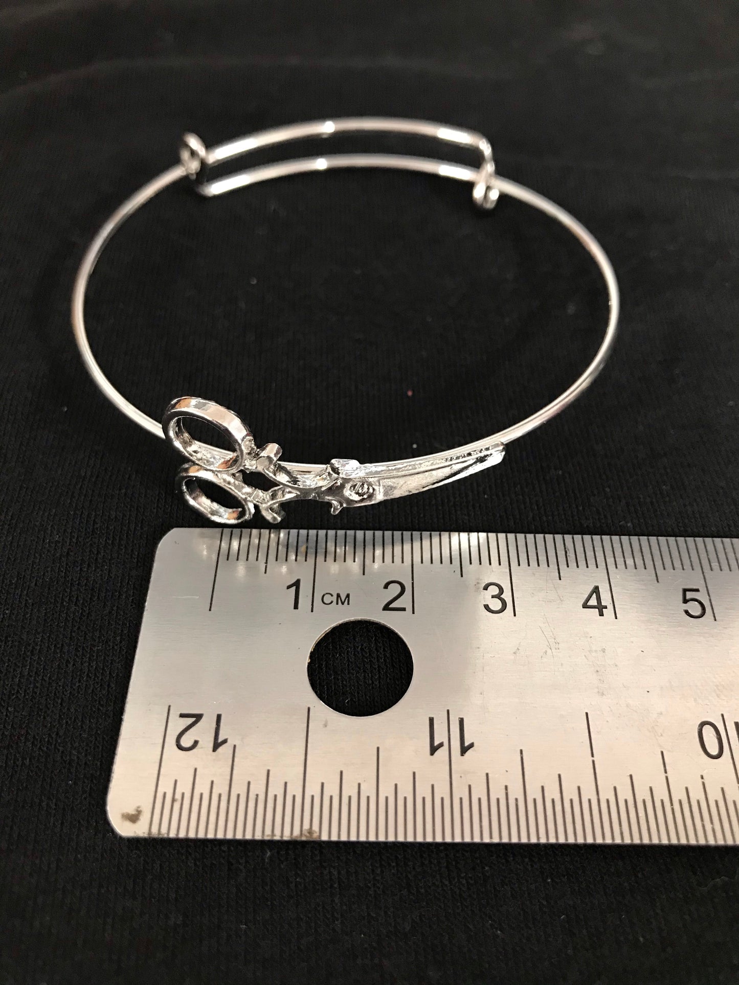 Scissor Bangle Bracelet