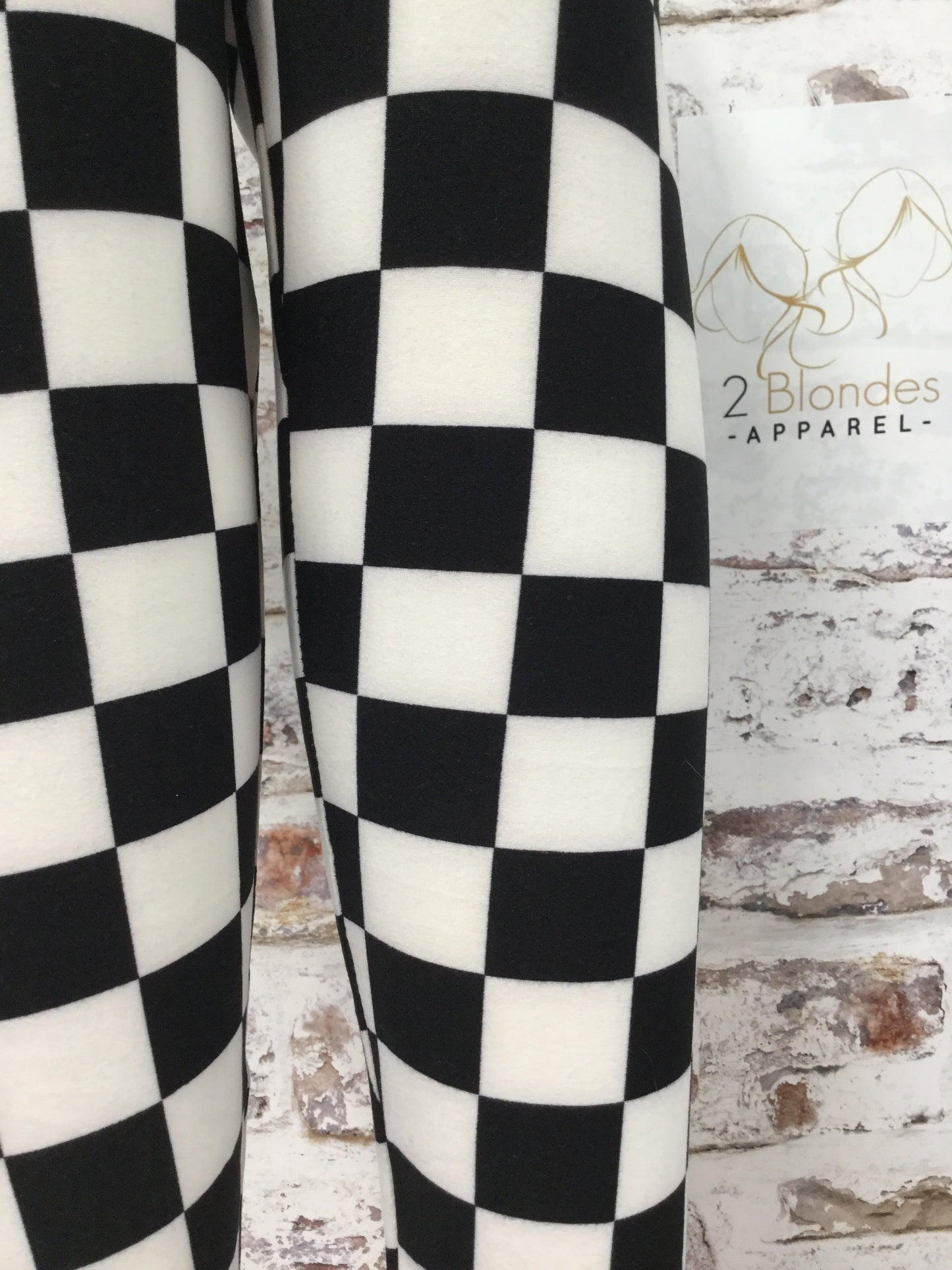 Plus 1X3X Leggings "Off To The Races"