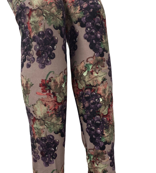 Plus 1X3X Leggings "These Are Grapes"