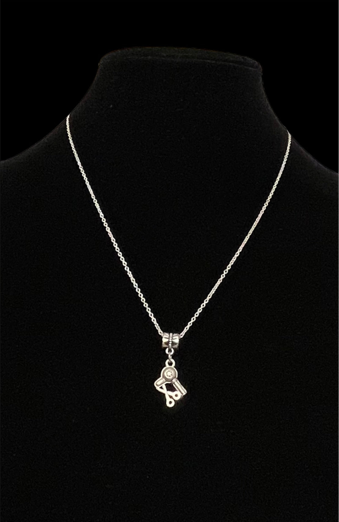 Small Hair Tools Necklace