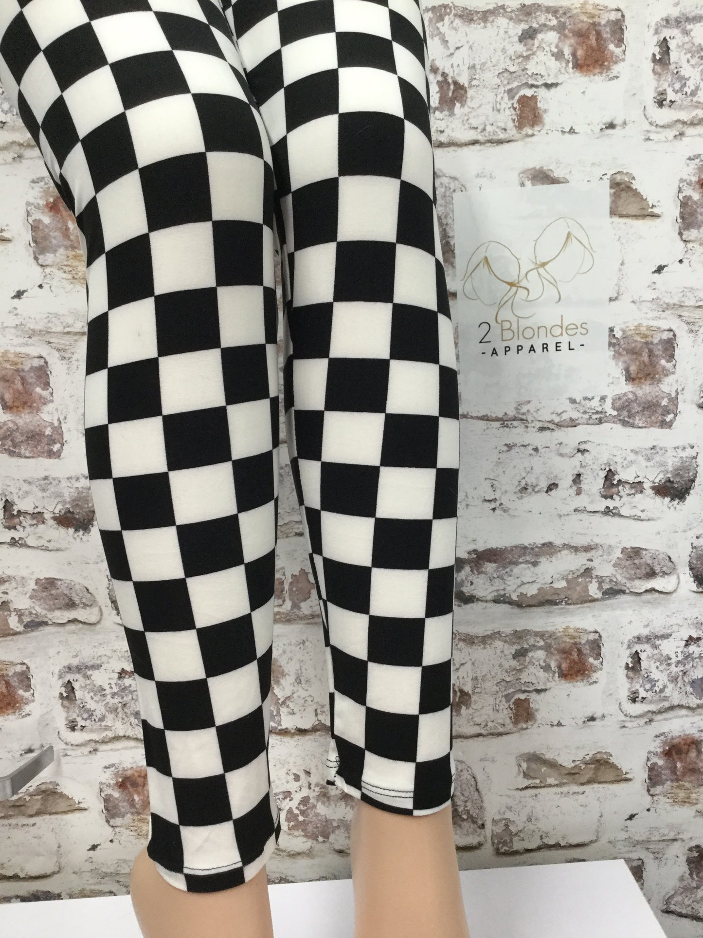 Printed Leggings "Off To The Races"