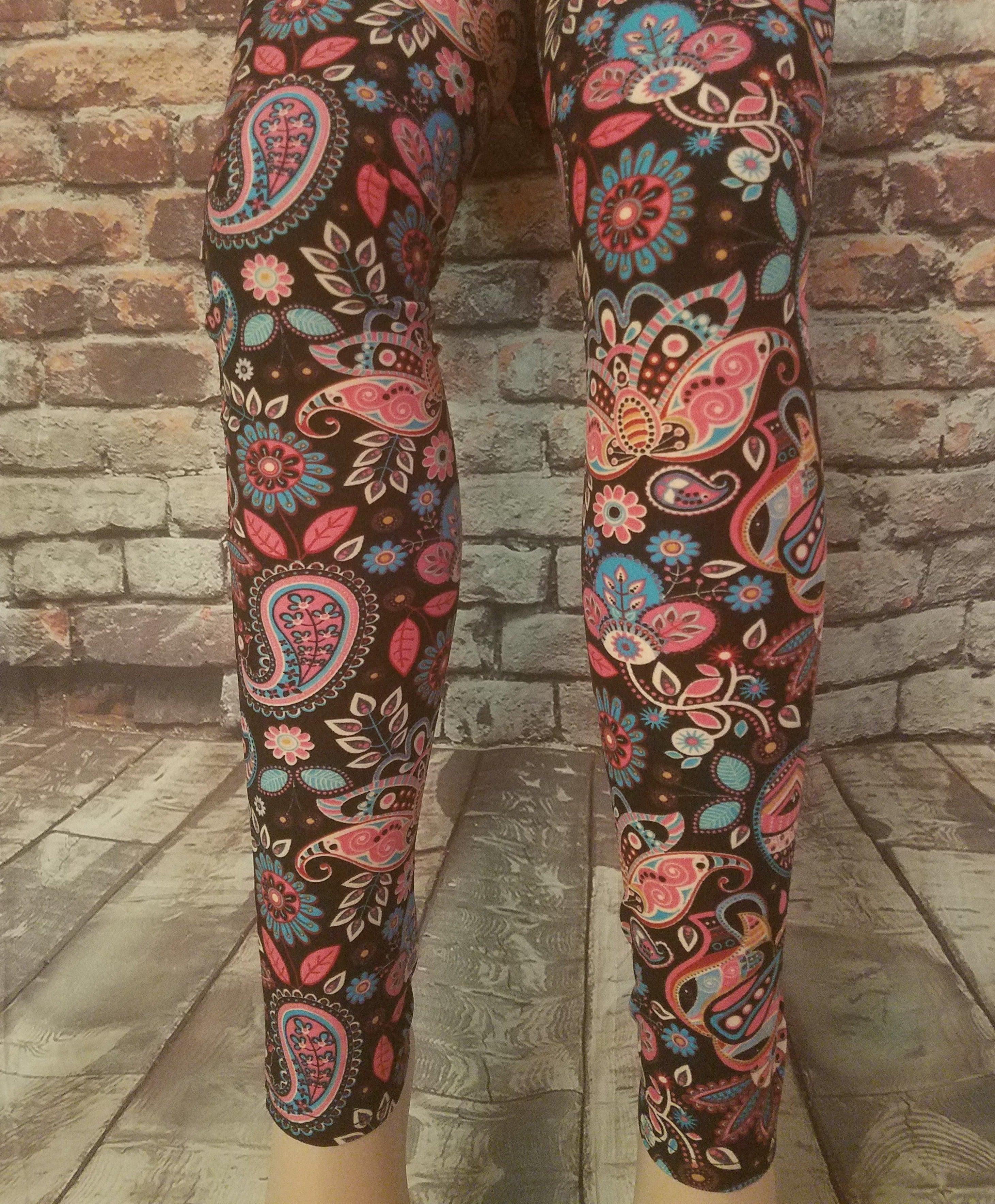 Paisley Print Leggings