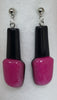 2 inches / Fushia Earrings