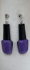 2 inches / Purple Earrings