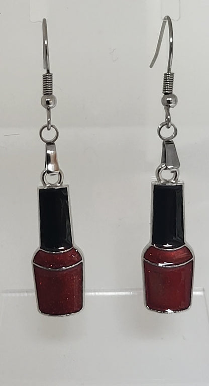 Nail Polish Earrings