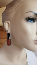 Large Nail Polish Bottle Earrings and Necklace for Nail Techs