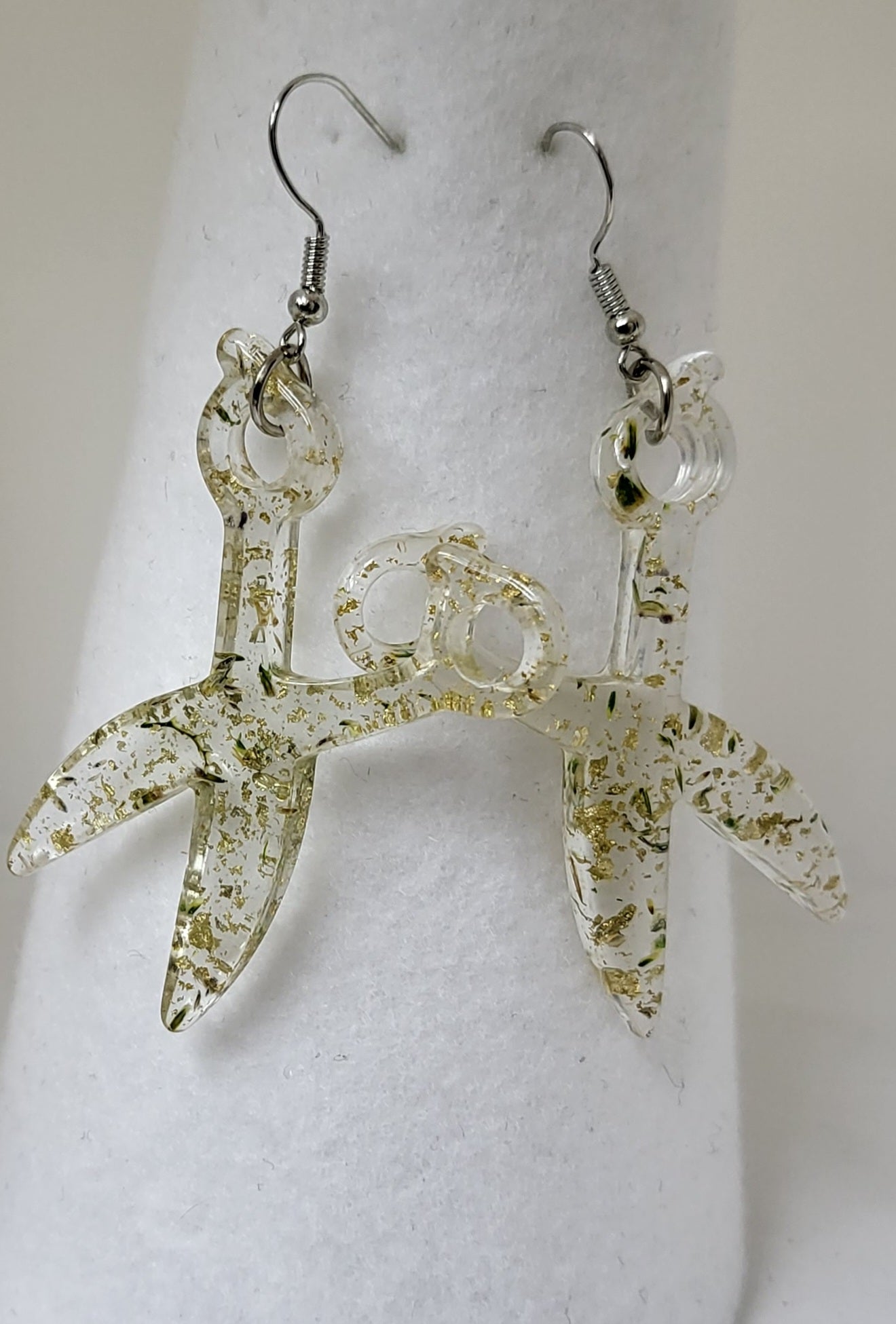 Resin Scissor Jewelry Set