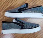 AB Rhinestone Slip on  Sneakers