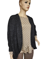 Plus Size Brushed Sweater Cardigan