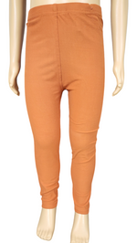 Girls Solid Leggings "Rust"