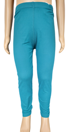 Girls  Solid Leggings "Dark Teal"