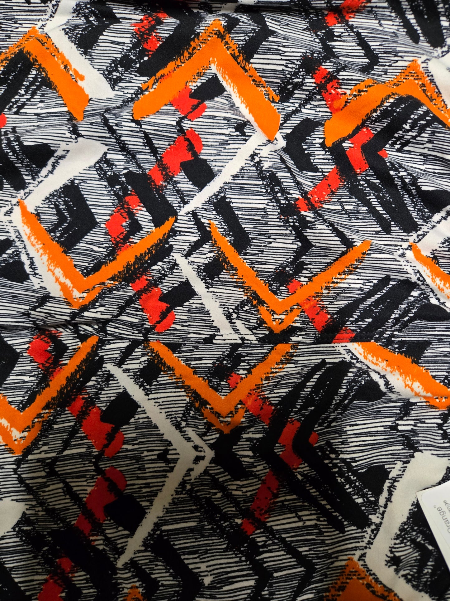 Capri Print "Hint of Orange"