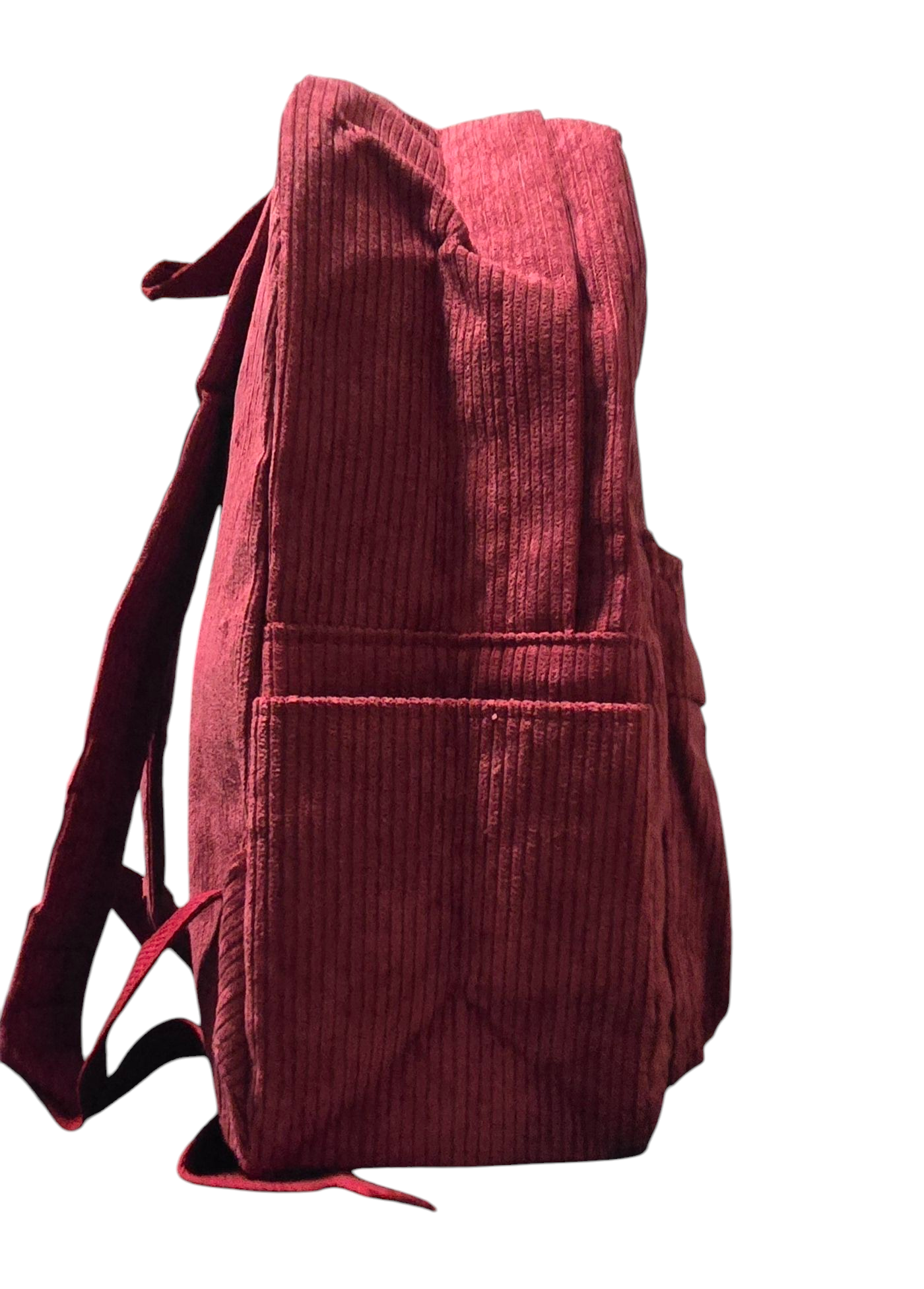 Corduroy Backpack with Scissor Accent