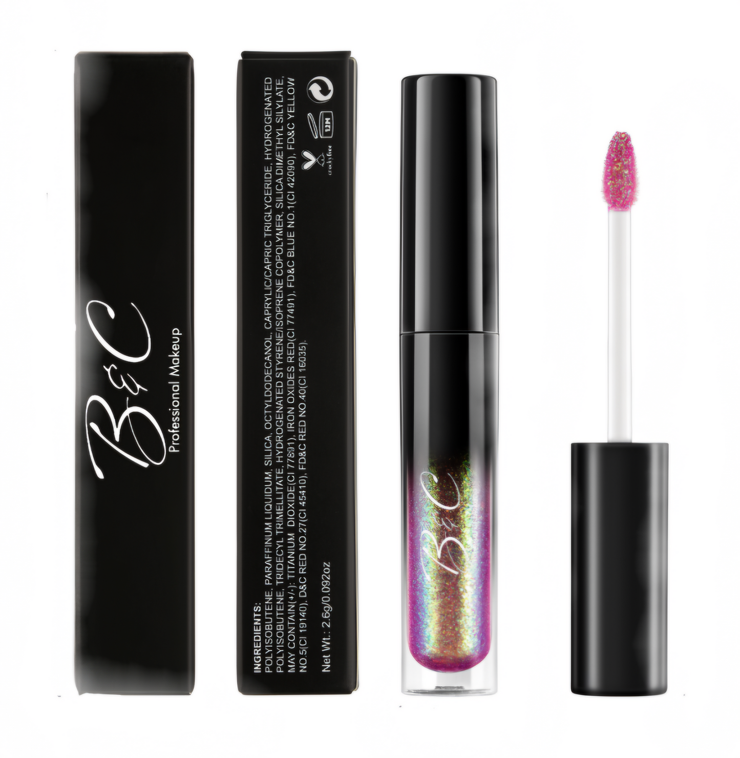 B & C Pro Multi Chrome Lip Gloss