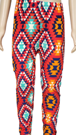 Girl's Leggings "Cherokee Cherry"