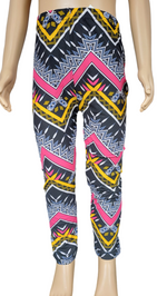 Yellow Zig Road Girls Leggings*