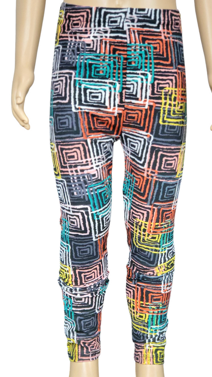 Girls Leggings "Mazed and Comfy"