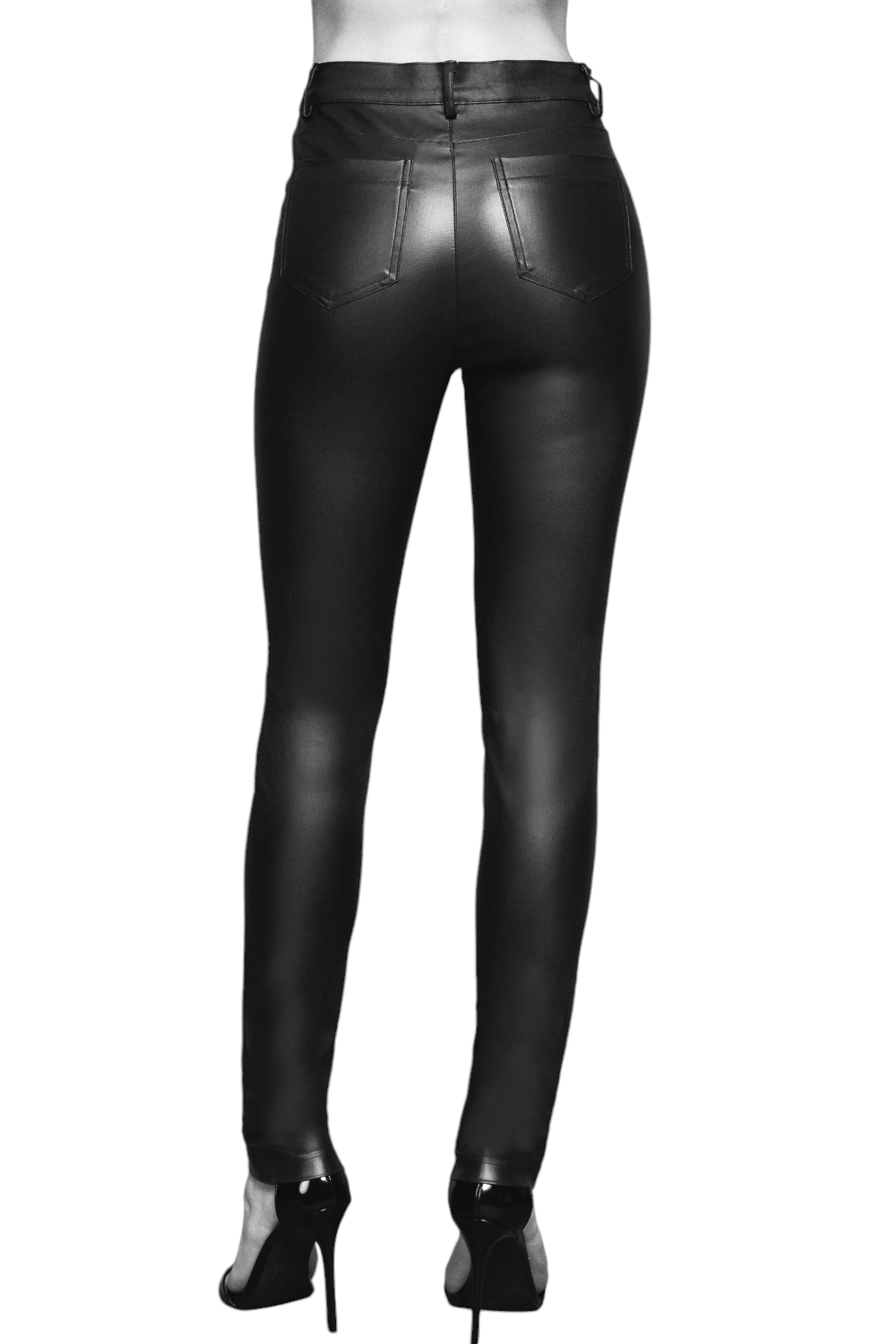 Faux Leather 4 Pocket Pants