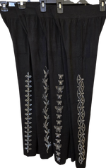 Leggings with Side Rhinestone Designs