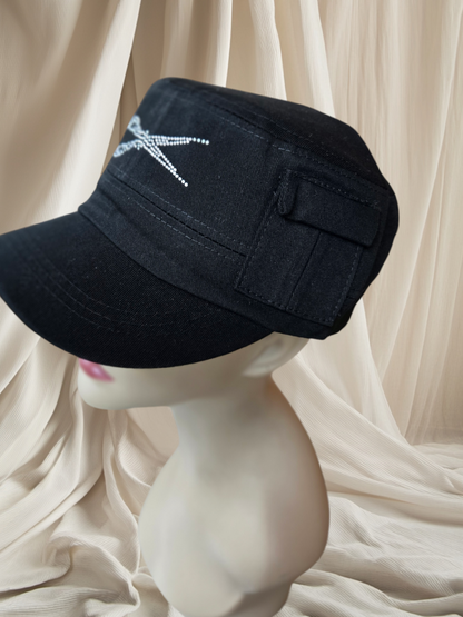 Stylist Military Style Scissor Hat