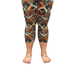 Capri Print "Hint of Orange"