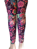 Printed Leggings "Multi Fun Asian Elephant"