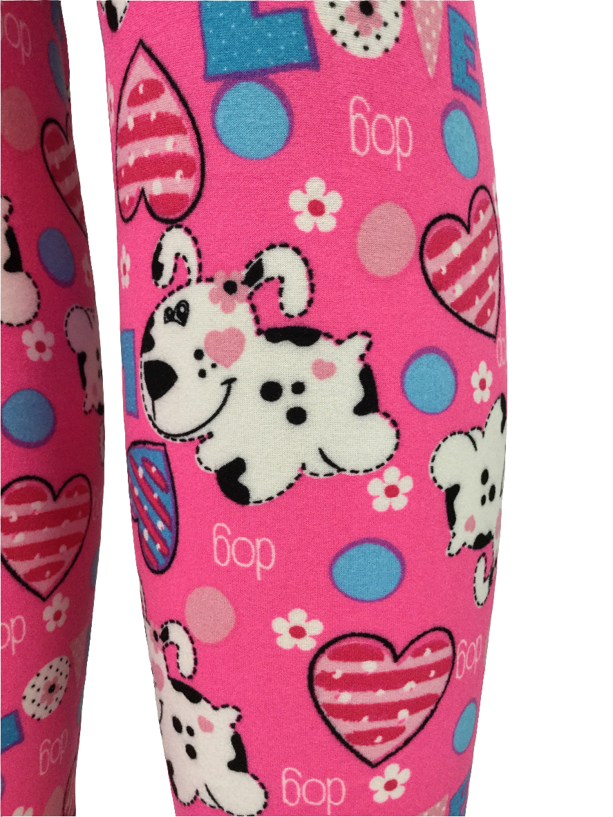 Printed Leggings "Dog Gone Love"