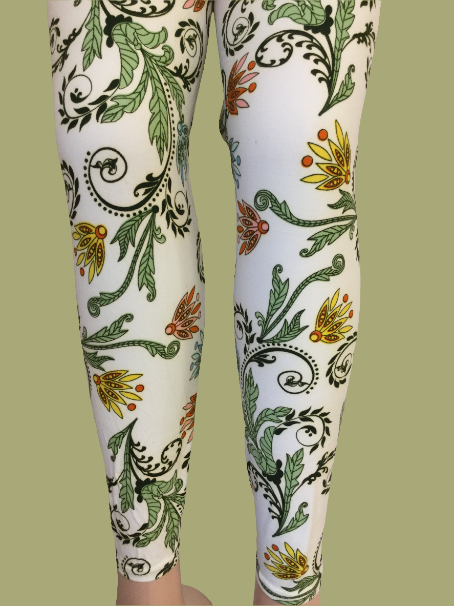 Print Leggings "Mossy"