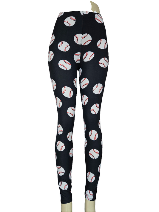 Printed Leggings "Batter Up"