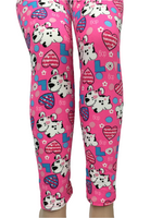 Printed Leggings "Dog Gone Love"