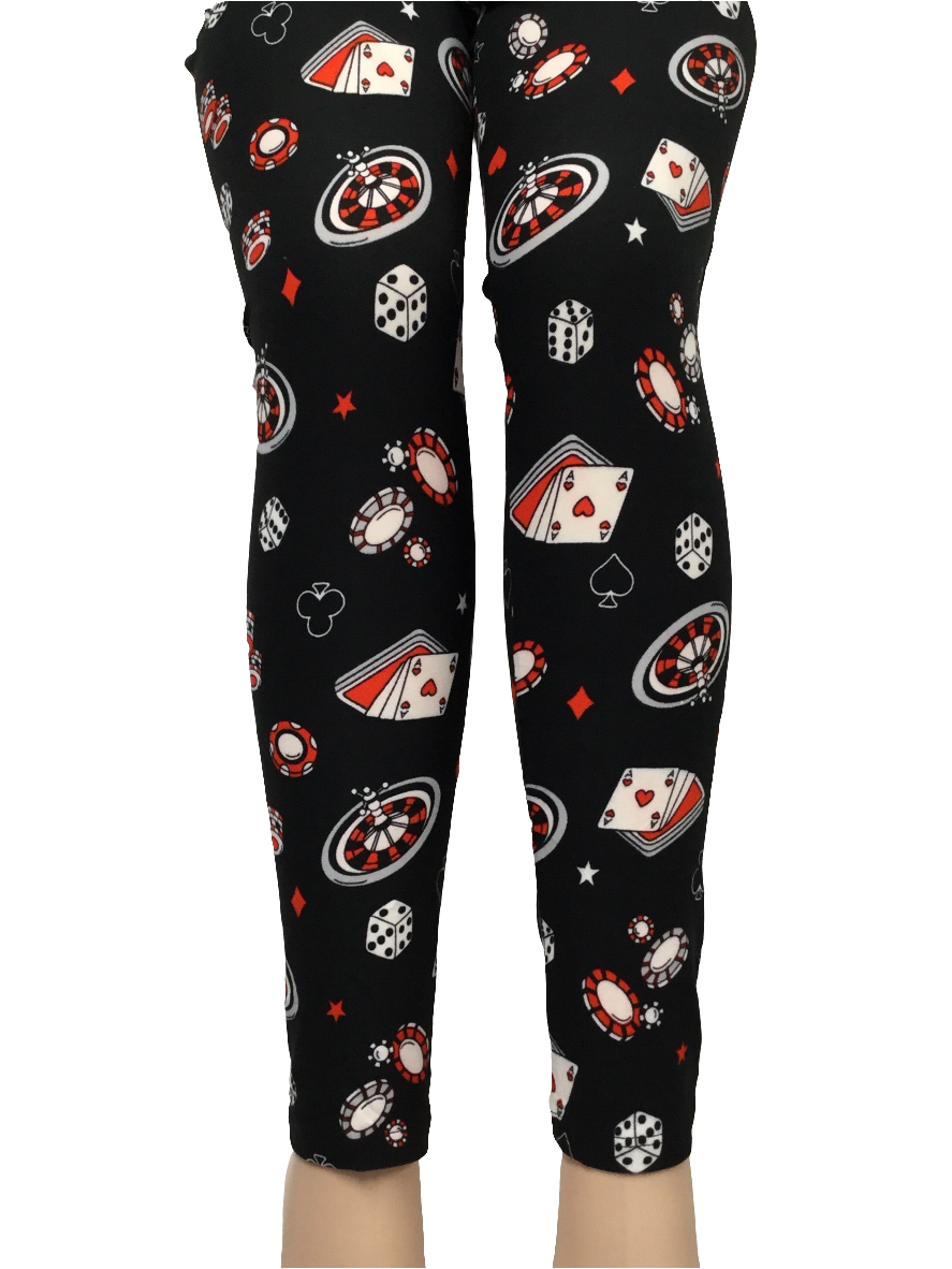 Printed Leggings "Casino"