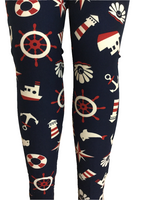 Printed Leggings "Ships Away"