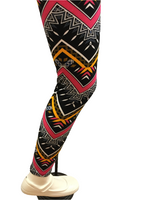 Yellow Zig Road Girls Leggings*