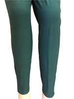 Plus 1X 3X Classic Leggings- Green