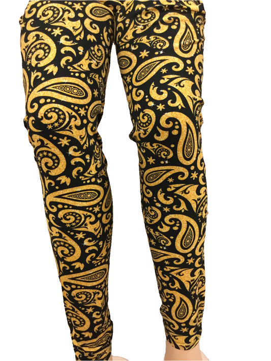 Printed Leggings "Steelers Paisley"