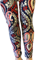 Printed Leggings"American Paisley"