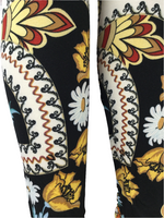 Printed Leggings "Vintage Flower"