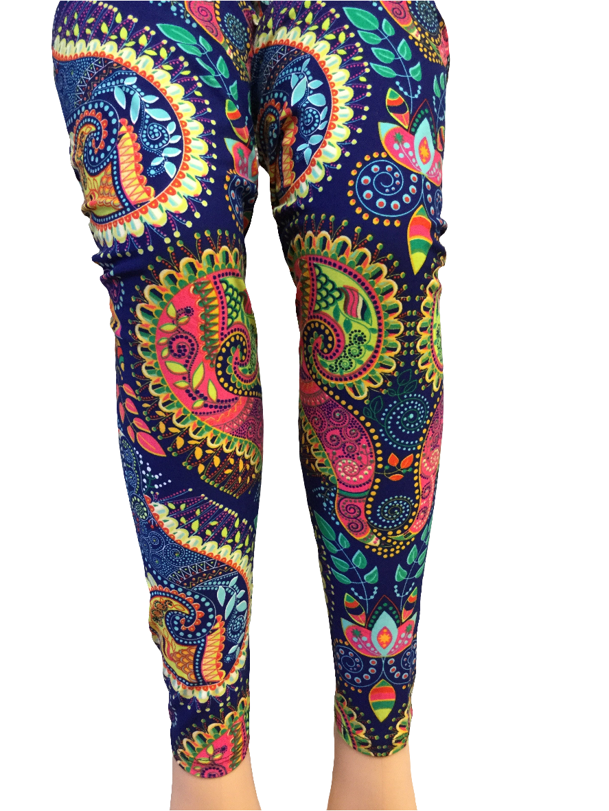 Printed Leggings "Birdy in the Bushes"